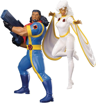 X-MEN 92 SERIES BISHOP & STORM 2PK ARTFX+ STATUE