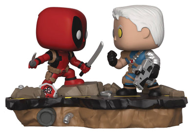 FUNKO POP MARVEL COMIC MOMENT DEADPOOL VS CABLE VIN FIG #318