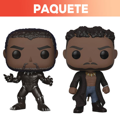 PAQUETE FUNKO POP BLACK PANTHER