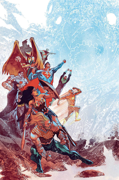 JUSTICE LEAGUE AQUAMAN DROWNED EARTH HC