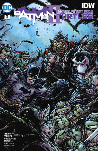 BATMAN TEENAGE MUTANT NINJA TURTLES II #3 (OF 6) VAR ED