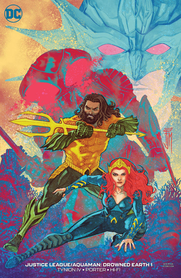 JUSTICE LEAGUE AQUAMAN DROWNED EARTH #1 VAR ED