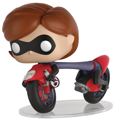 POP RIDES INCREDIBLES 2 ELASTIGIRL ON ELASTICYCLE VIN FIG #45