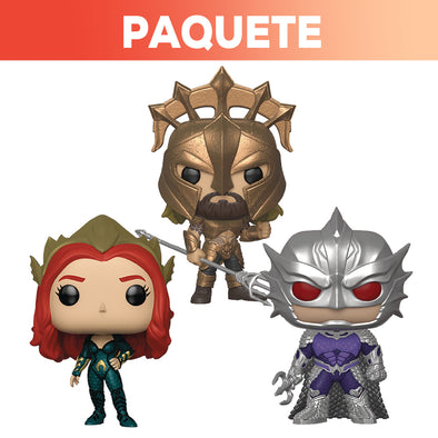 PAQUETE FUNKO POP AQUAMAN